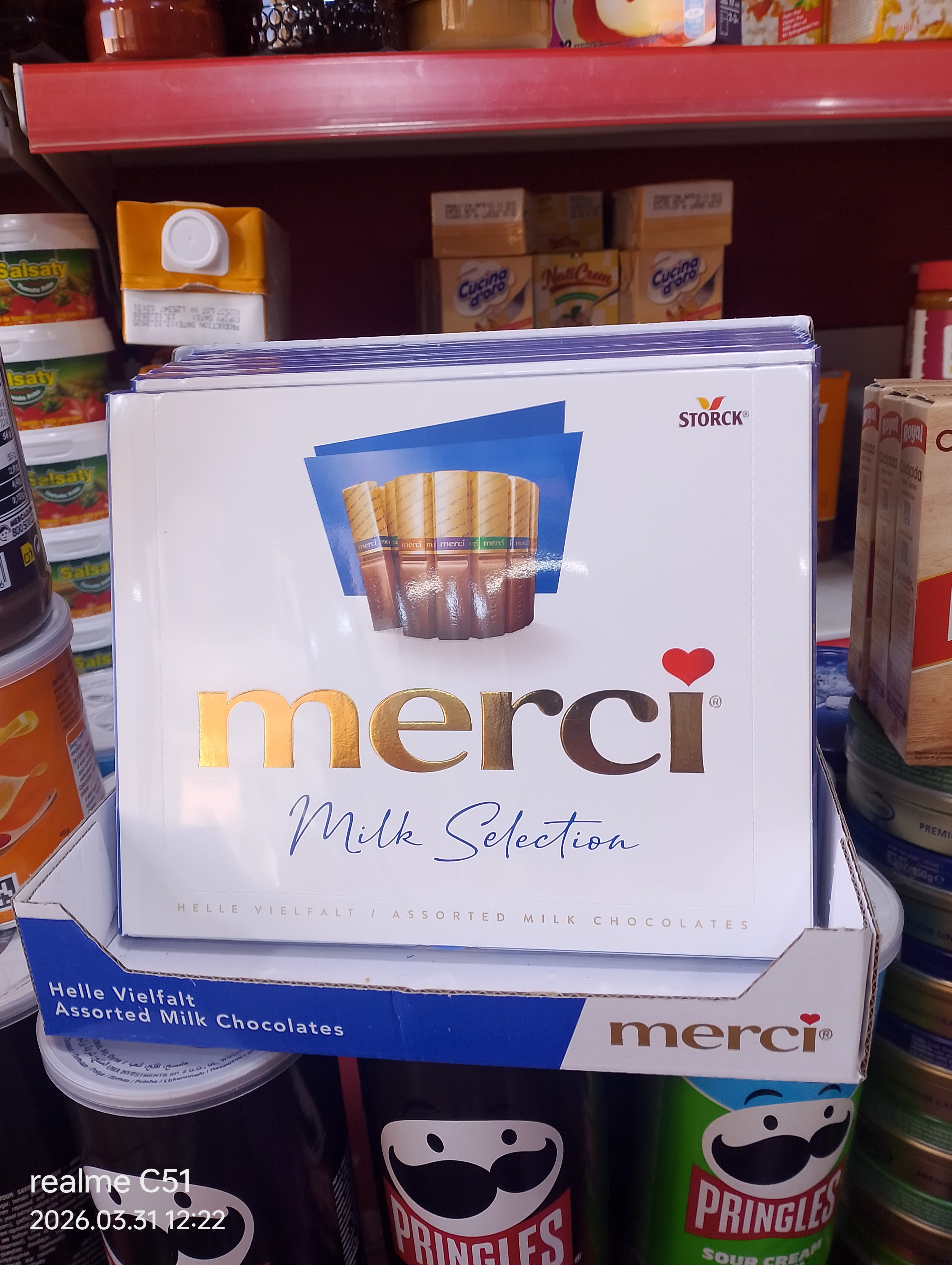 شكلاط merci milk selection