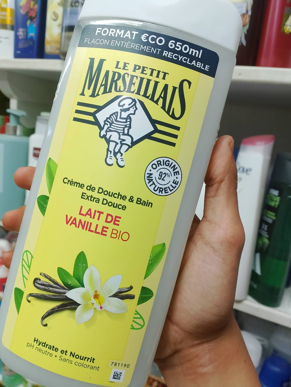 GEL LE PETITE MARSELLIALS LAITE DE VANILLE BIO