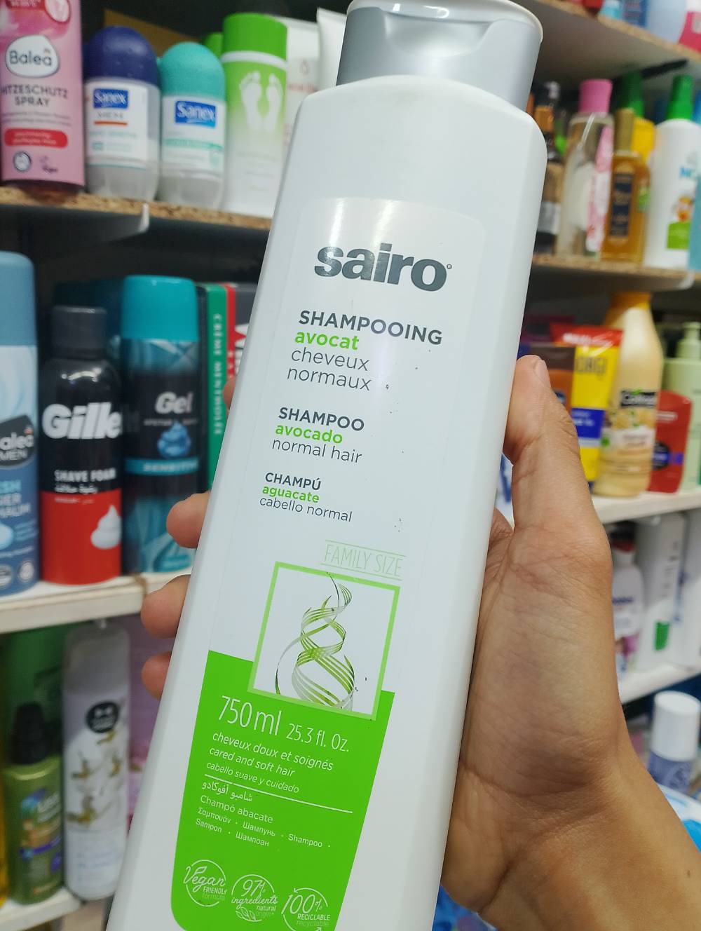 Shampoo sairo avocado