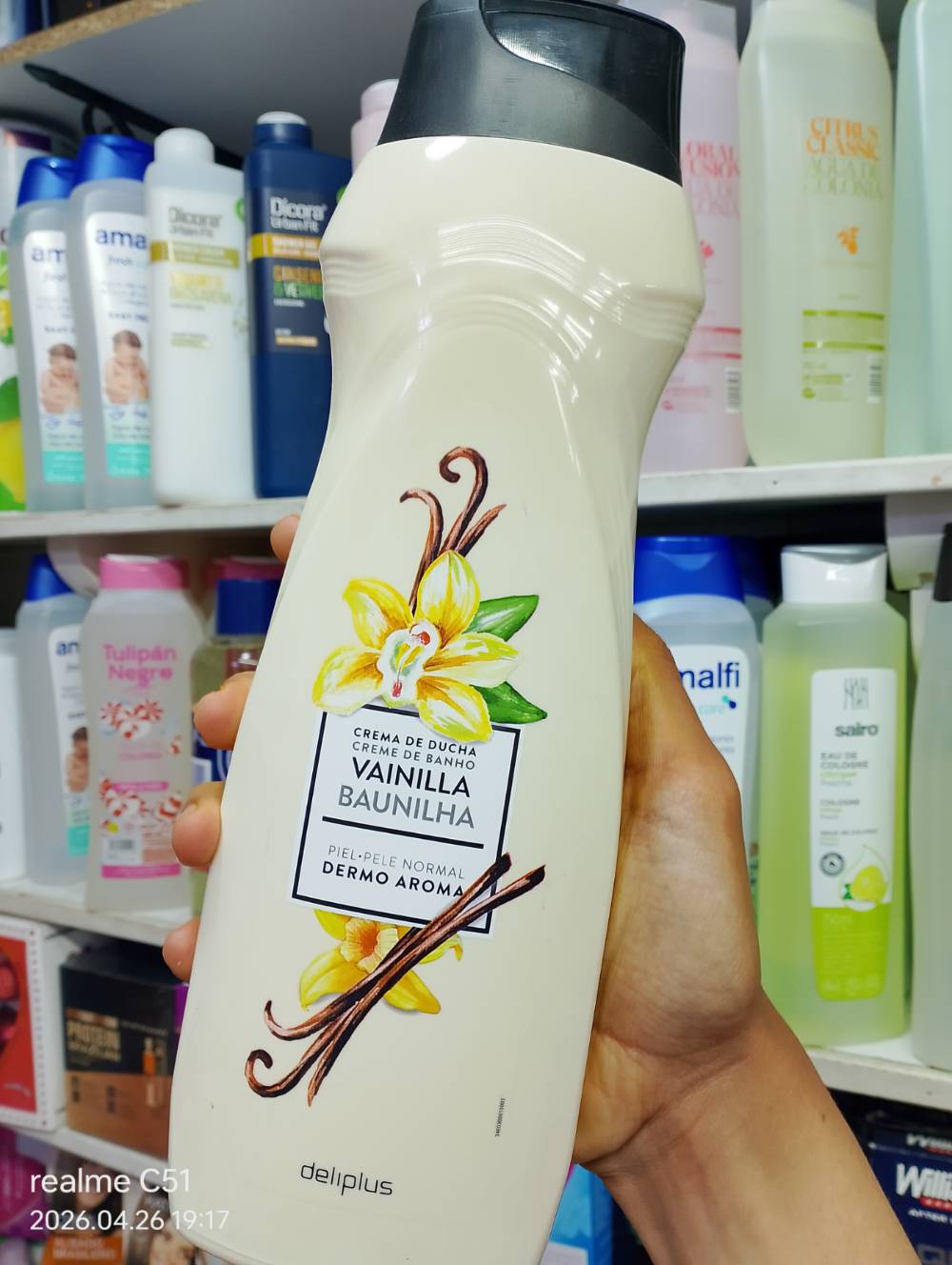 Gel duche mercadona vanilla