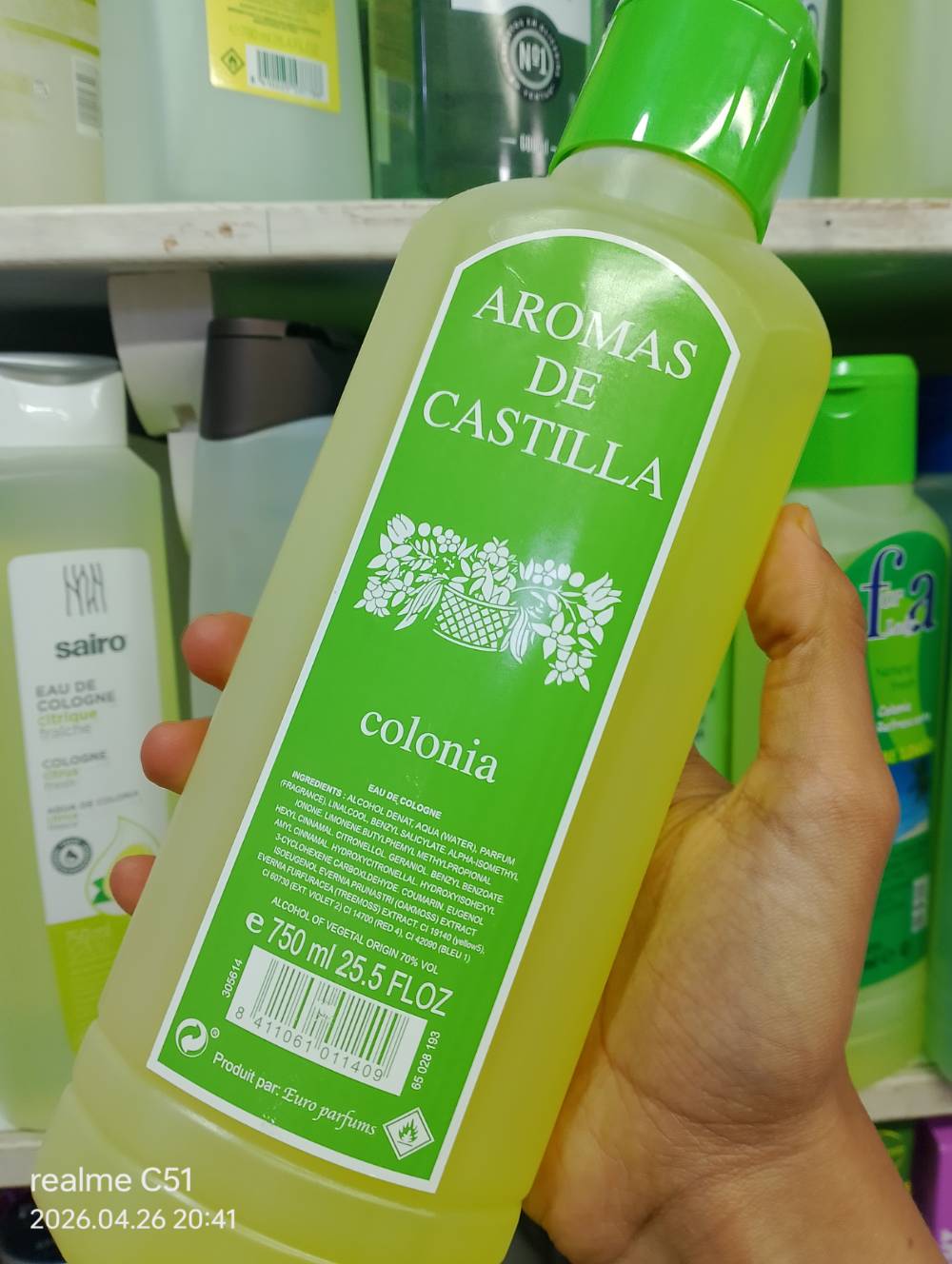 Colonia aromas de castilla