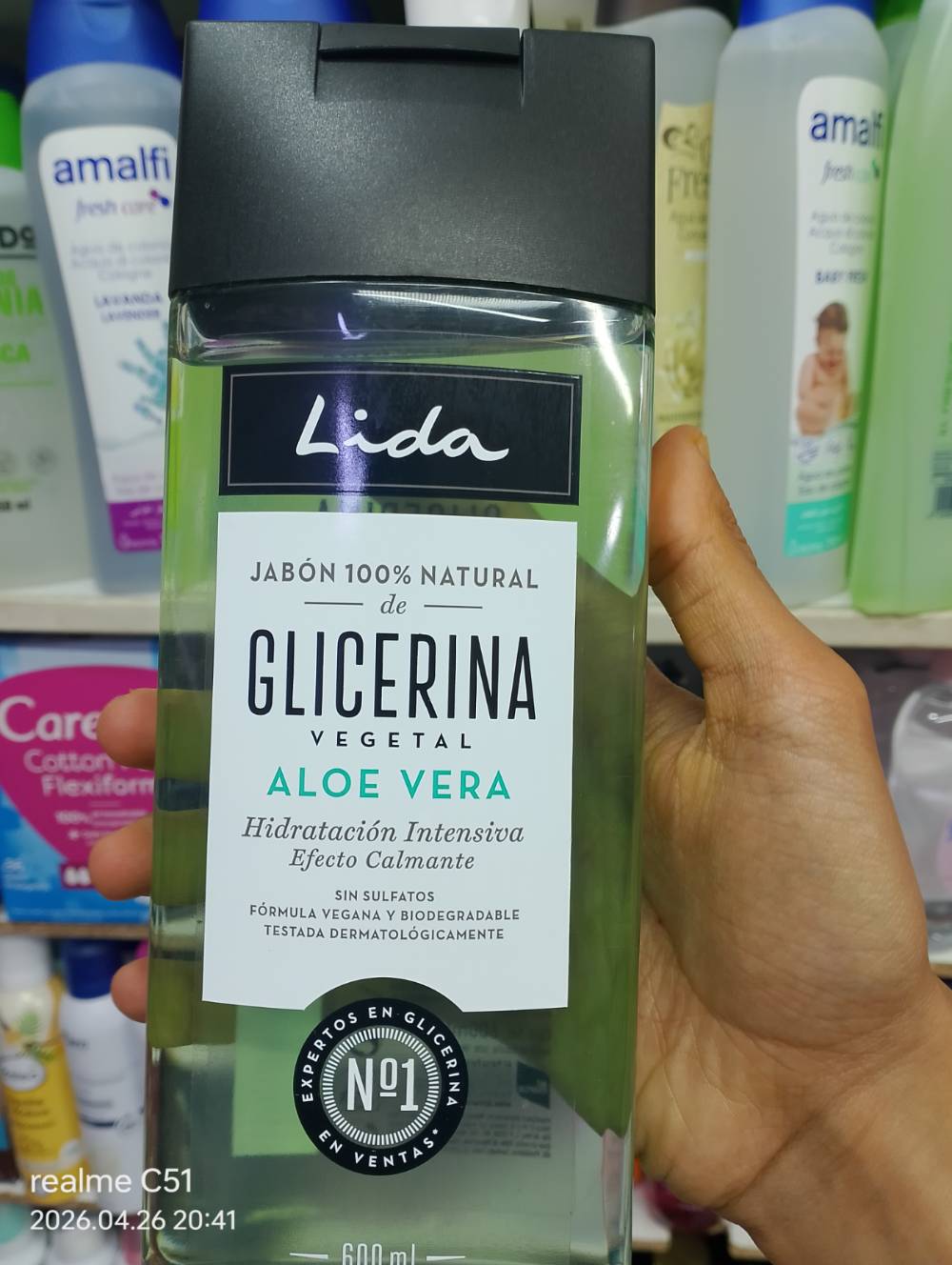 Gel duche lida aloe vera