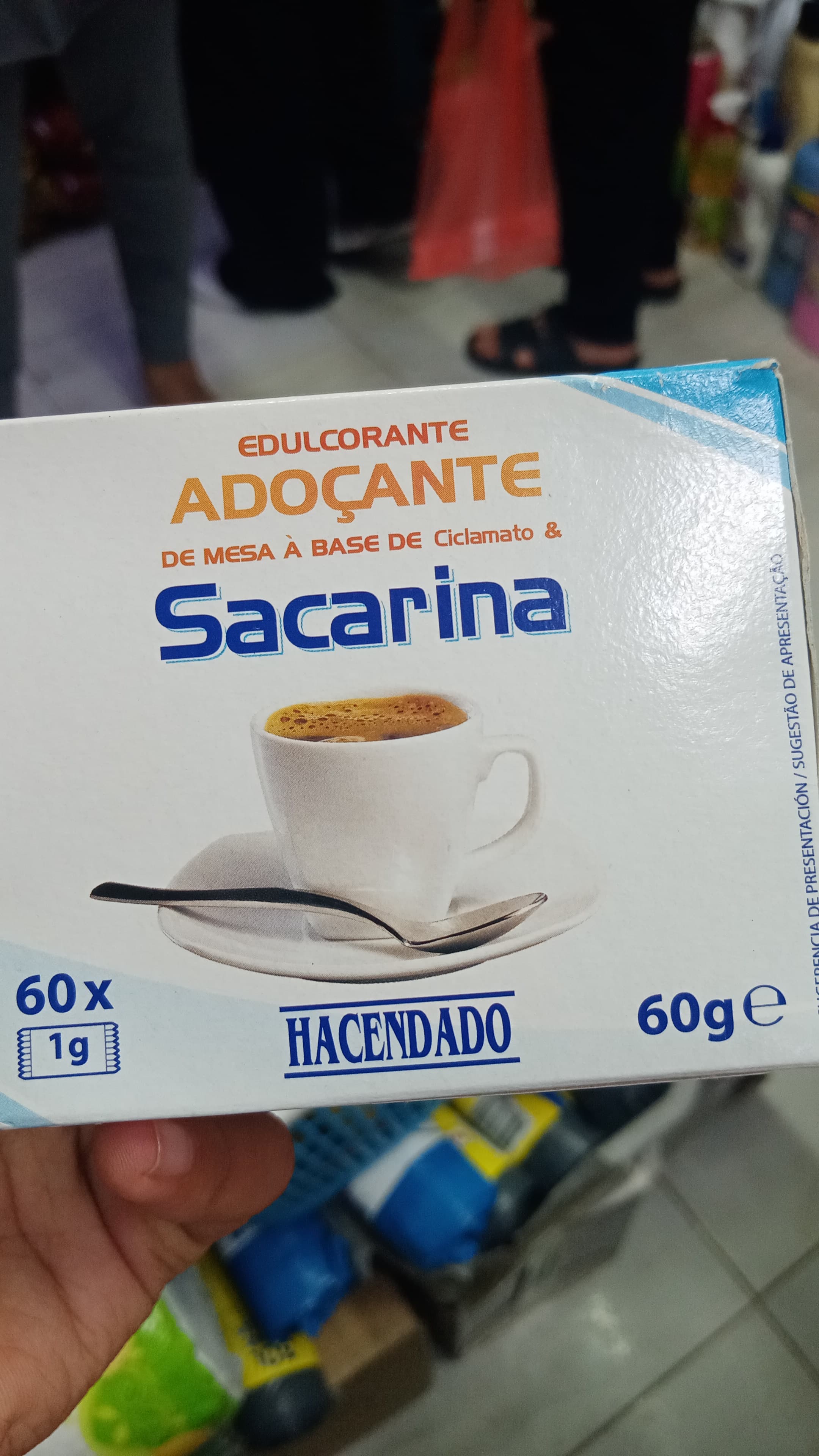 Sacarin adocante لمولي سكر